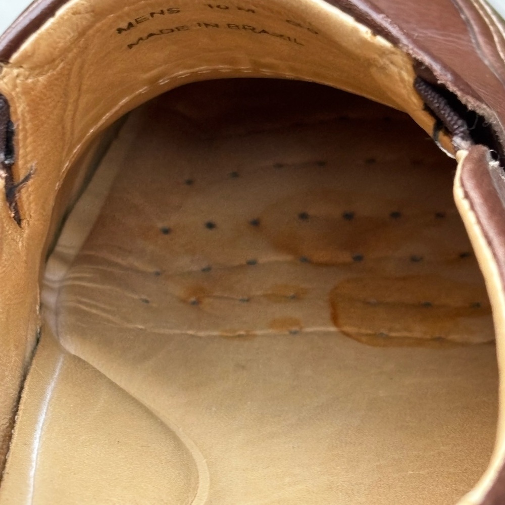 Johnston & Murphy Rich Brown Leather Slip-Ons - Picture 11 of 16